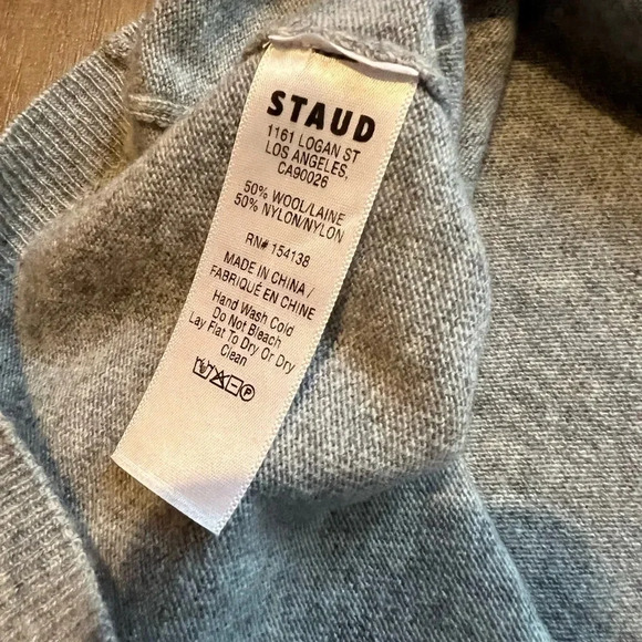 Staud Ayana Wool Blend Racerback Tank - Picture 5 of 8